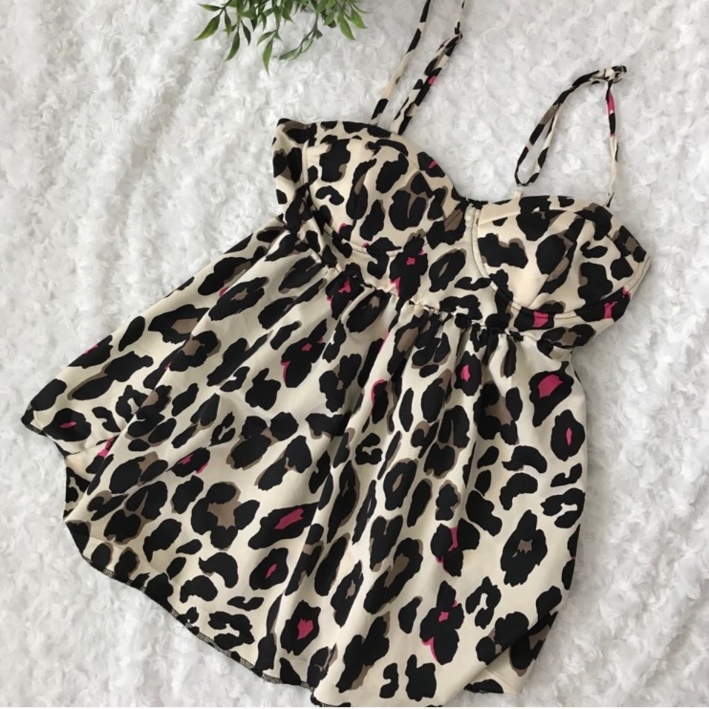 Forever 21 leopard print tank top